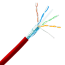 bulk shielded cat6 red ethernet cable