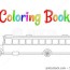 school bus coloring page back to