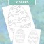 free printable easter egg coloring