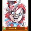coloring book for chucky doll and goast
