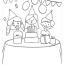 birthday party coloring pages free