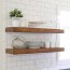diy kitchen floating shelves lessons