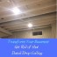 basement ceiling revamp remove your