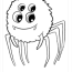 spider coloring pages free bugs