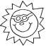 sun coloring page coloring page book