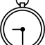 pocket watch coloring sheet clipart