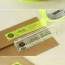 diy custom masking tape address labels
