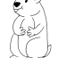 groundhog coloring page all kids network