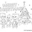 pj masks merry christmas coloring pages