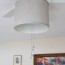 add a drum shade to your ceiling fan in