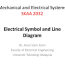 electrical symbol and line diagram