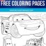 updated lightning mcqueen coloring pages