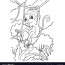 the forest coloring page