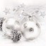 silver christmas decorations wallpapers