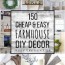 easy diy farmhouse decor ideas