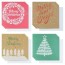 festive prints christmas cards box of