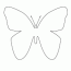 simple butterfly coloring page