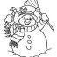 download and print snowman coloring pages