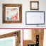 diy picture frame from upcyled wood
