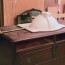 vintage dresser into a bathroom vanity
