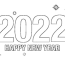 free happy new year 2022 coloring page
