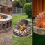 diy fire pit to your backyard paradise