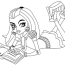 monster high coloring pages from some