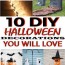 10 diy halloween decorations to die for