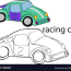 kids transportracing car vector image