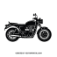 motorcycle profile vector image ai