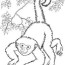 monkey coloring pages pdf