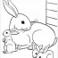 rabbit free printable coloring pages