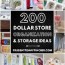 200 diy dollar store organization ideas