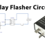 simple relay flasher circuit with ne555