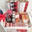 organized gift wrap station