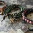 how to make wrapped leather bracelets
