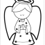 angel coloring pages coloring rocks