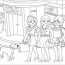 playmobil shopping coloring pages