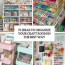 70 ideas to organize your craft room in