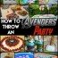 how to throw an avengers themed party