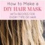 diy mask for damaged hair benefits