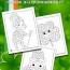 st patrick s dot coloring pages woo