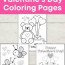 day coloring pages for preschool