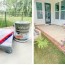 easy diy painting the back patio