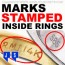 marks stamped inside rings jewelry
