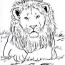 lion coloring page art starts