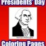 presidents day coloring pages free