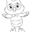 x the owl coloring page free