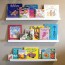 diy kids bookshelf nursery floating