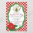 tea christmas party invitations
